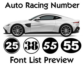 Auto Racing Number