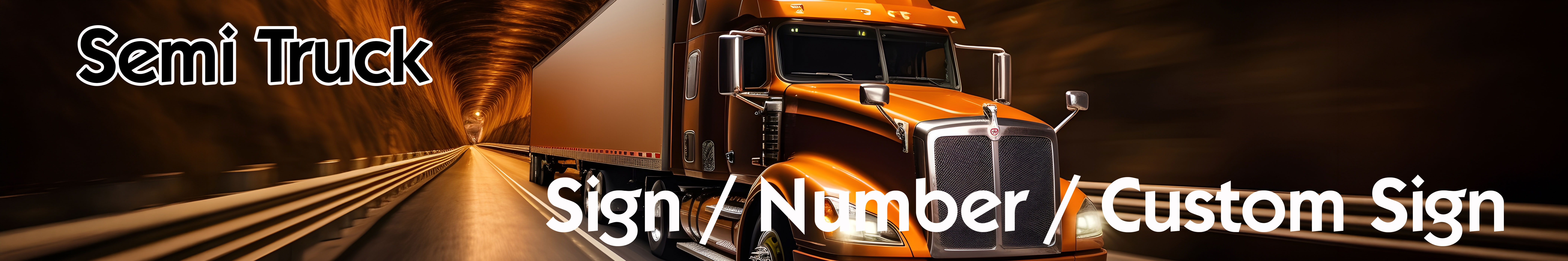 Semi Truck Decal